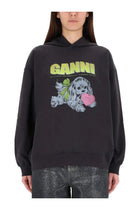 Ganni Women's Puppy Sweatshirt Grey