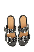 Ganni Women's Buckle Sandals Black, view 4
