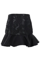 Ganni Women's Satin Miniskirt Black, view 2