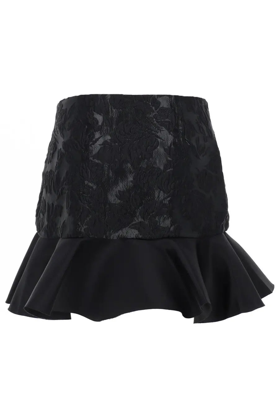 Ganni Women's Satin Miniskirt Black, view 2