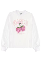 Ganni Women's Shirt Raspberry White