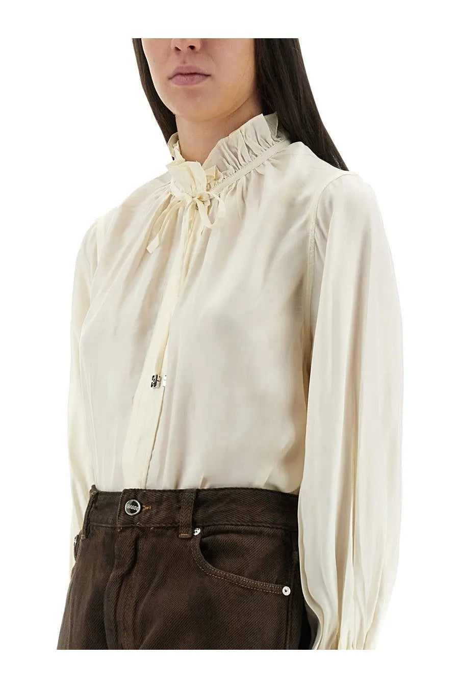Ganni Women's Shirt White, view 4