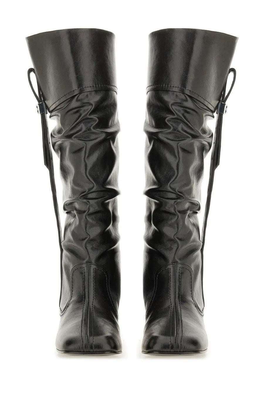 Ganni Women's Slouchy Boot Butterfly Black, view 3