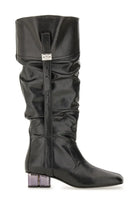 Ganni Women's Slouchy Boot Butterfly Black