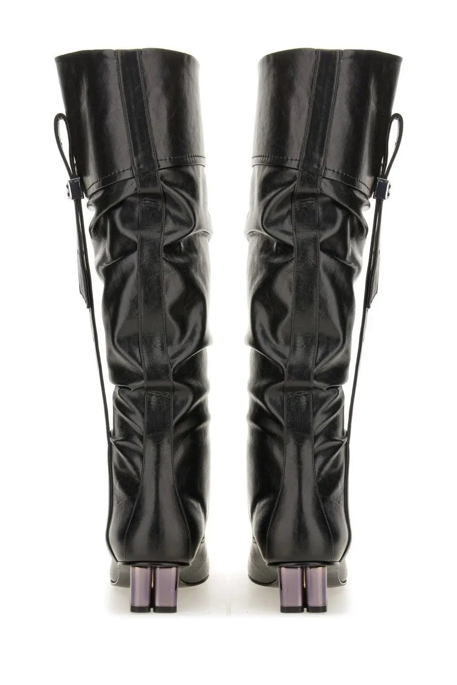 Ganni Women's Slouchy Boot Butterfly Black, view 4