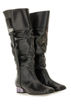 Ganni Women's Slouchy Boot Butterfly Black, view 2