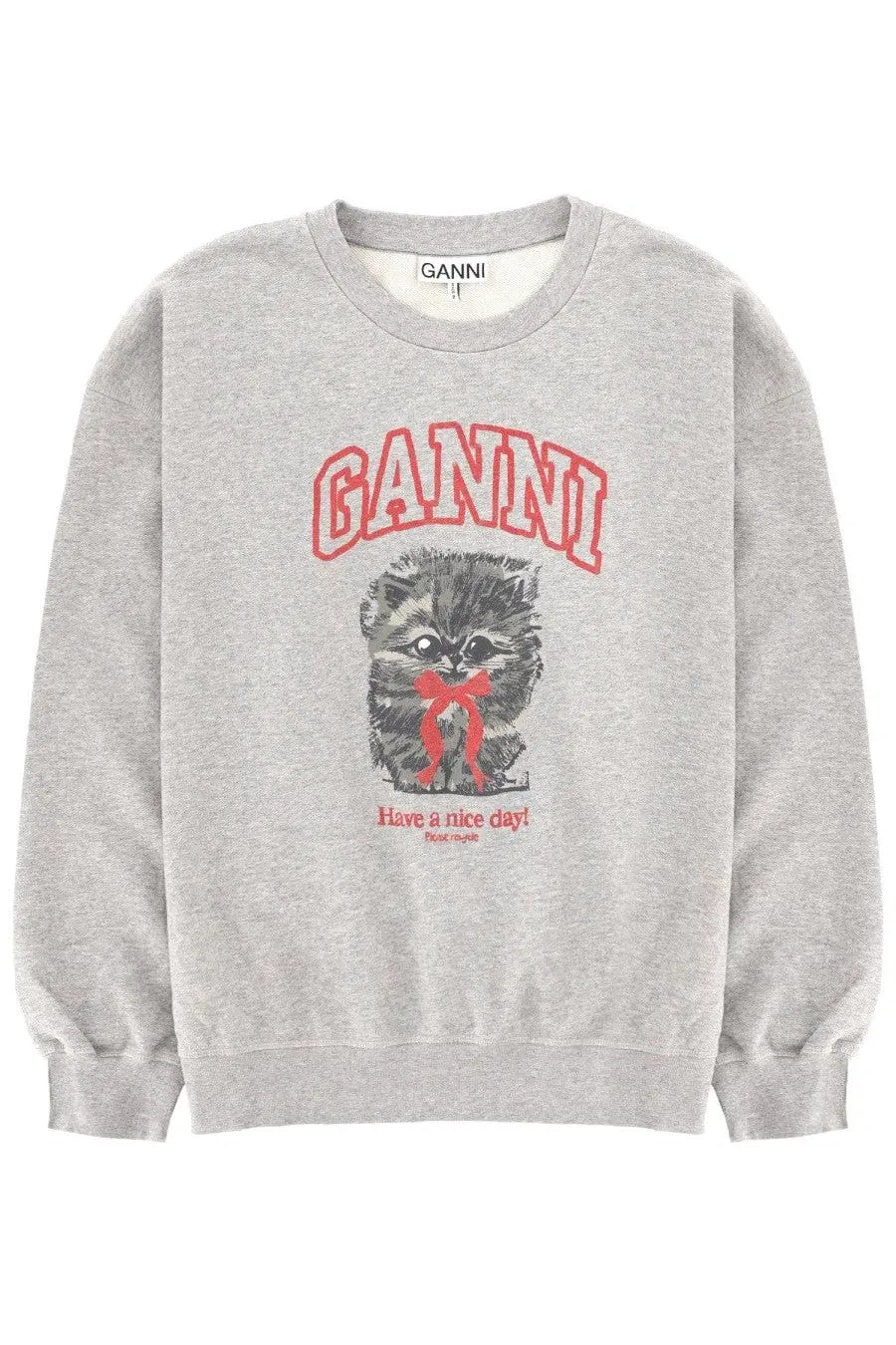 Ganni Women's Sweatshirt Grey