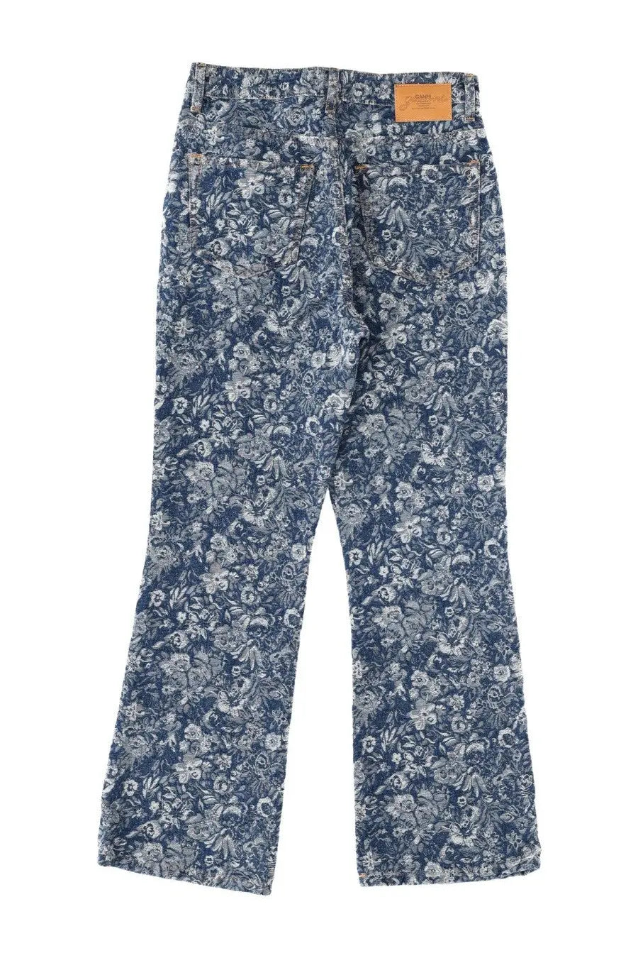 Ganni Women's Tapestry Jeans Blue, view 2