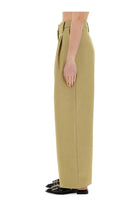 Ganni Women's Twill Suit Pants Beige, view 4