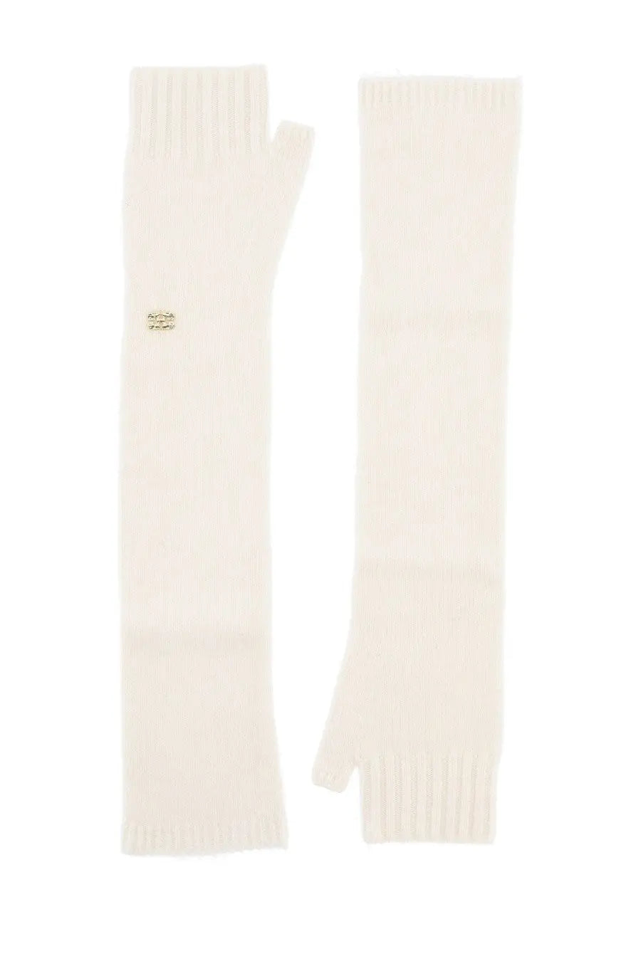 Ganni Women's Wool Gloves White, view 2