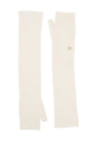 Ganni Women's Wool Gloves White