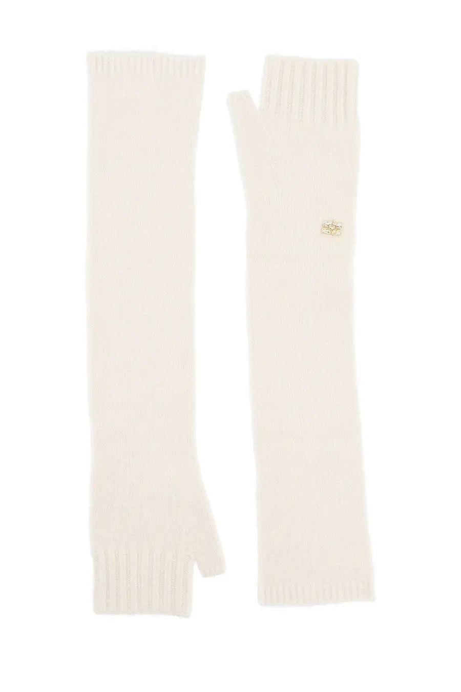 Ganni Women's Wool Gloves White