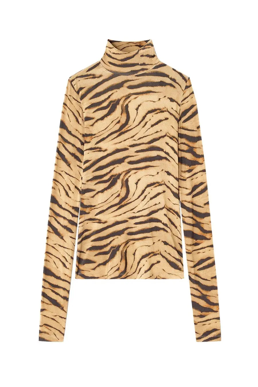 Ganni Women's Zebra Print Top Pattern