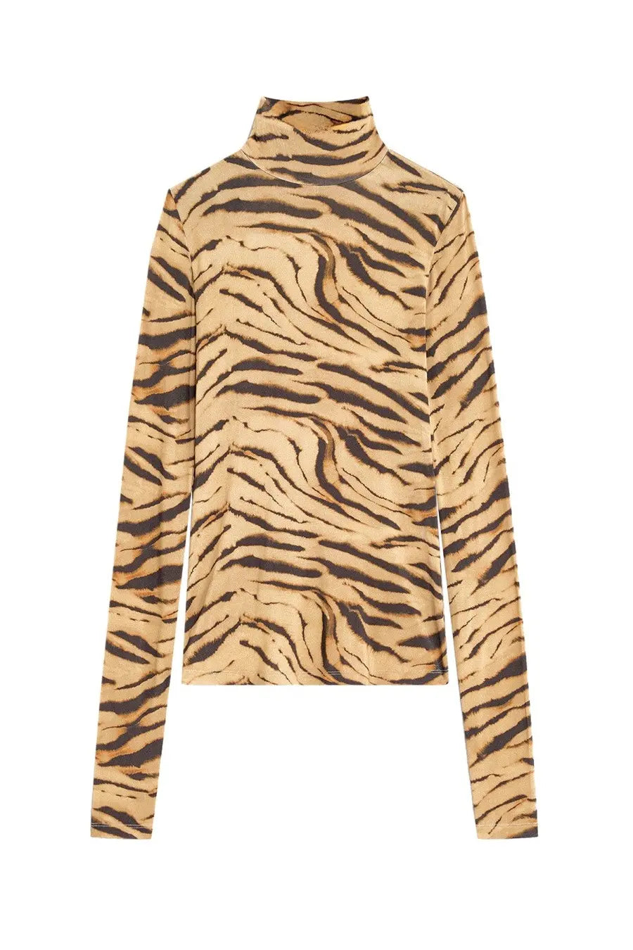 Ganni Women's Zebra Print Top Pattern, view 2