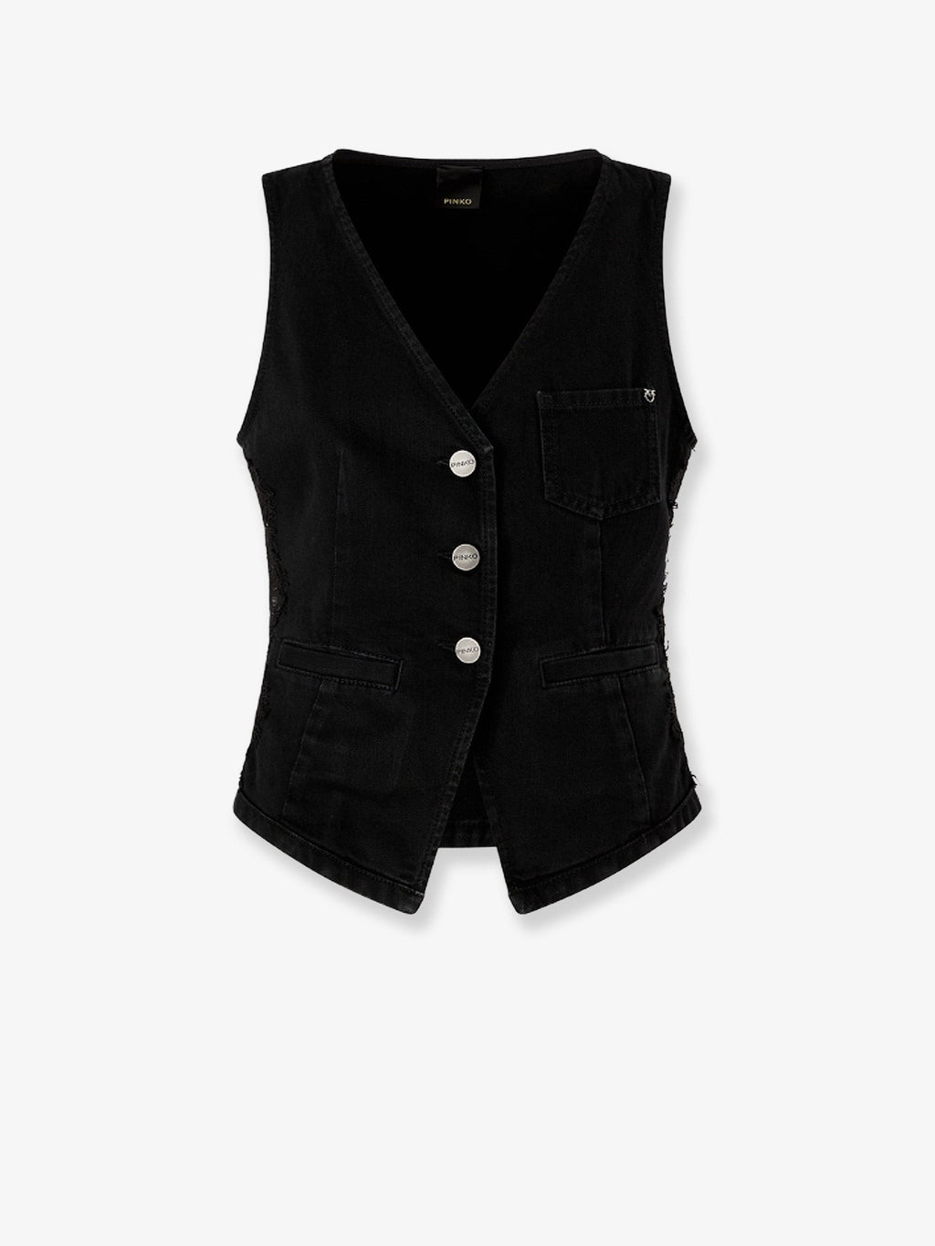 Pinko Women's Gardener Cotton Vest Black