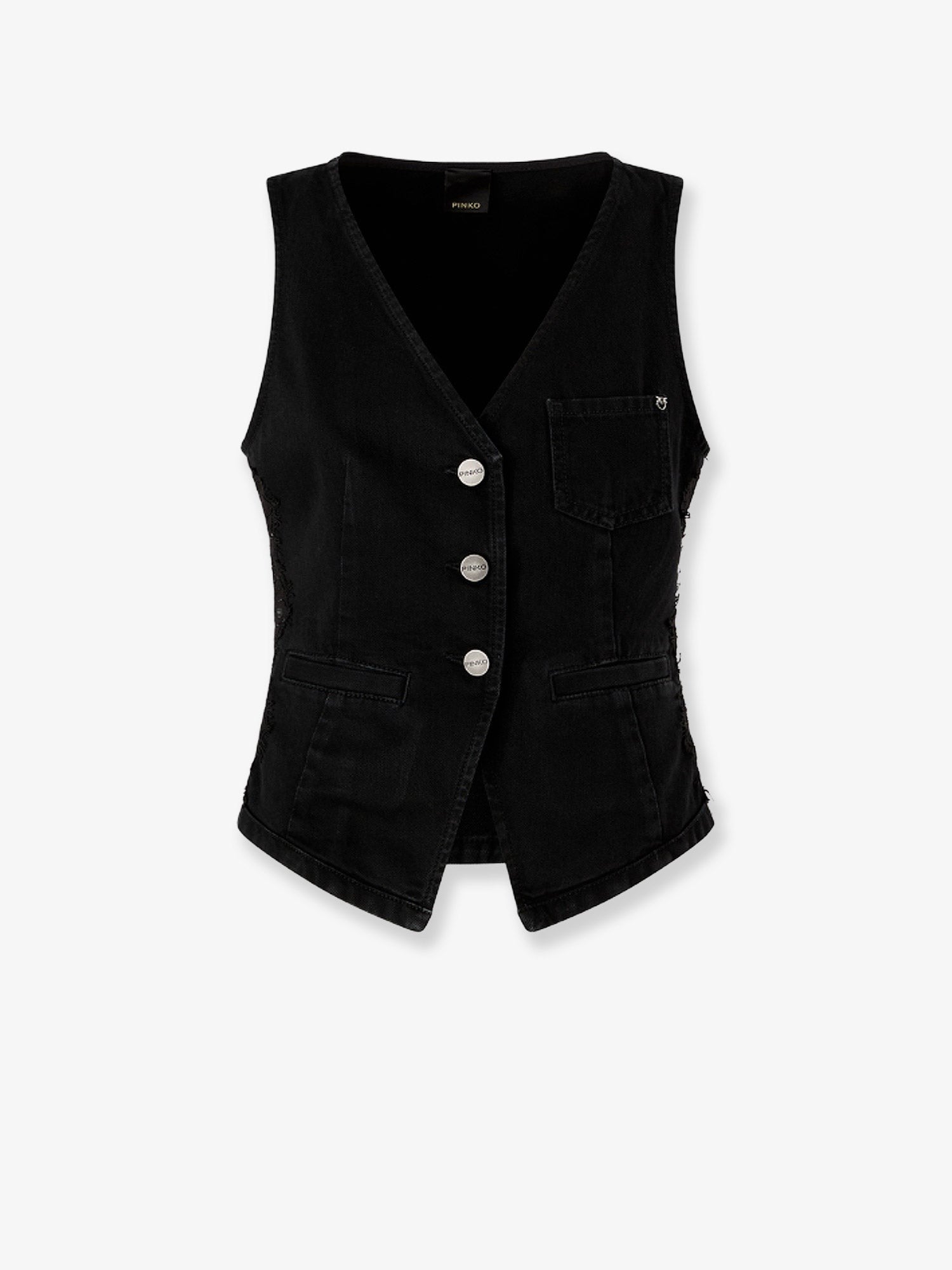 Pinko Women's Gardener Cotton Vest Black