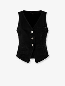 Pinko Women's Gardener Cotton Vest Black