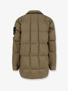 Stone Island Men's Garment Dyed Crinkle Reps NY Recycled Nylon Down Jacket Green, view 2