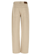 Brunello Cucinelli Garment Dyed Jeans Beige, view 2