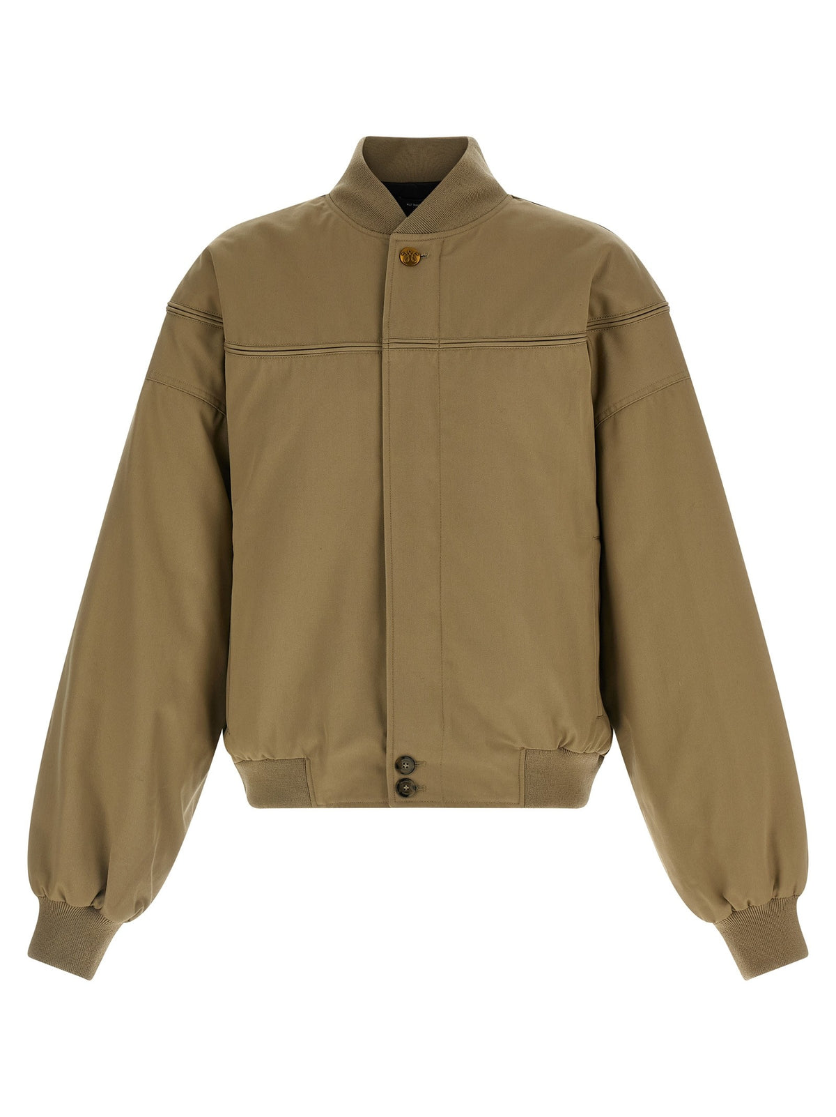 Willy Chavarria Gas Station Bomber Jacket Beige