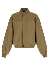Willy Chavarria Gas Station Bomber Jacket Beige