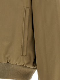 Willy Chavarria Gas Station Bomber Jacket Beige