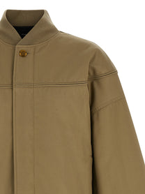 Willy Chavarria Gas Station Bomber Jacket Beige