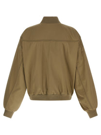Willy Chavarria Gas Station Bomber Jacket Beige