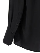 Victoria Beckham Gather Detail Tie Blouse Black, view 4