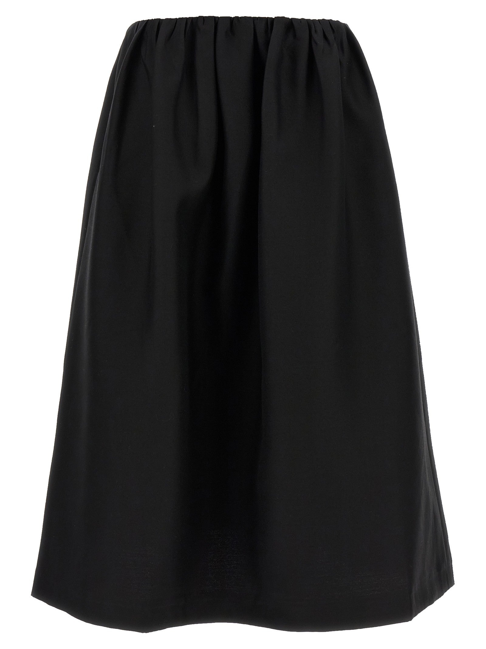 Toteme Gathered Evening Skirt Black