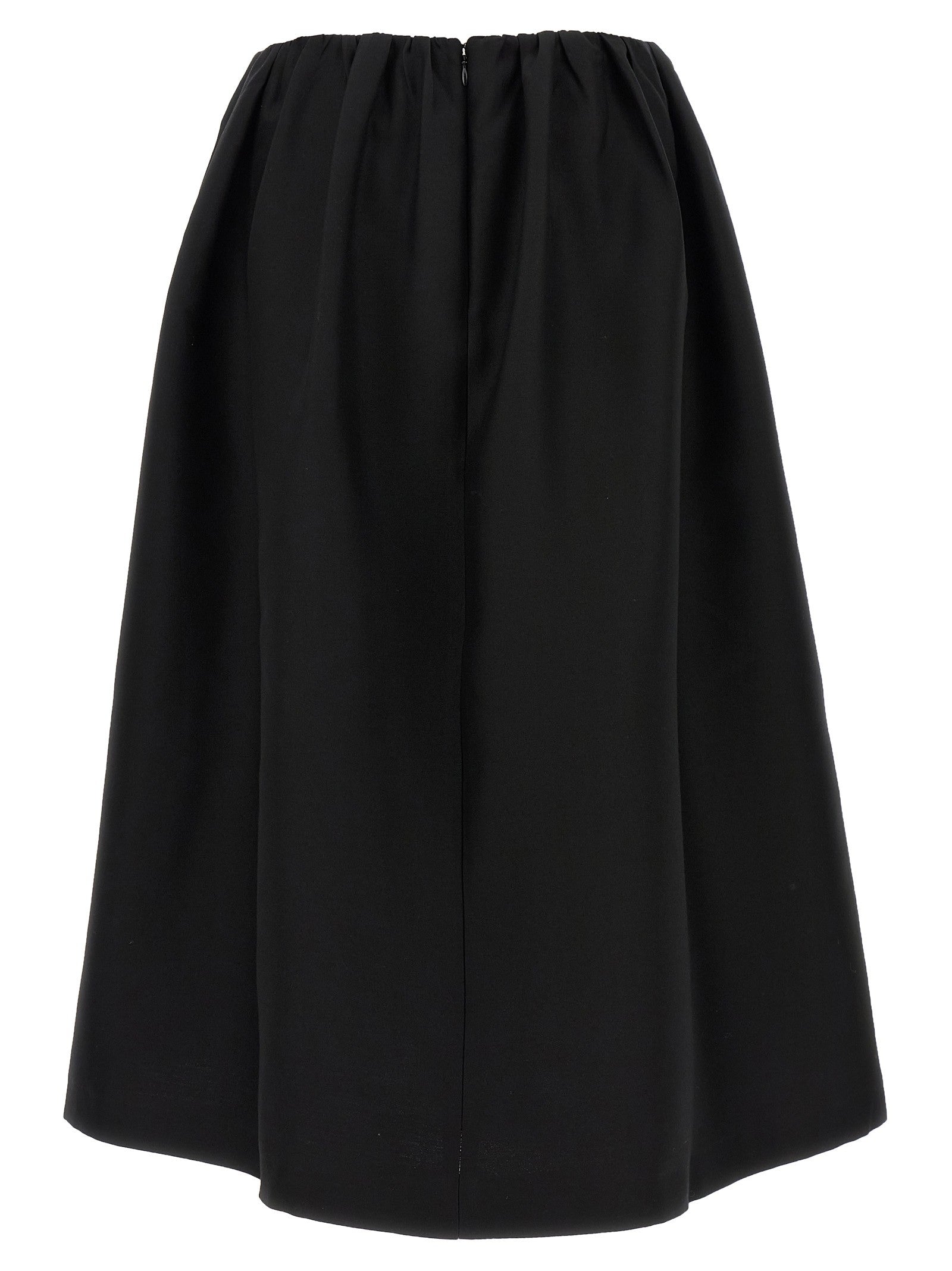 Toteme Gathered Evening Skirt Black