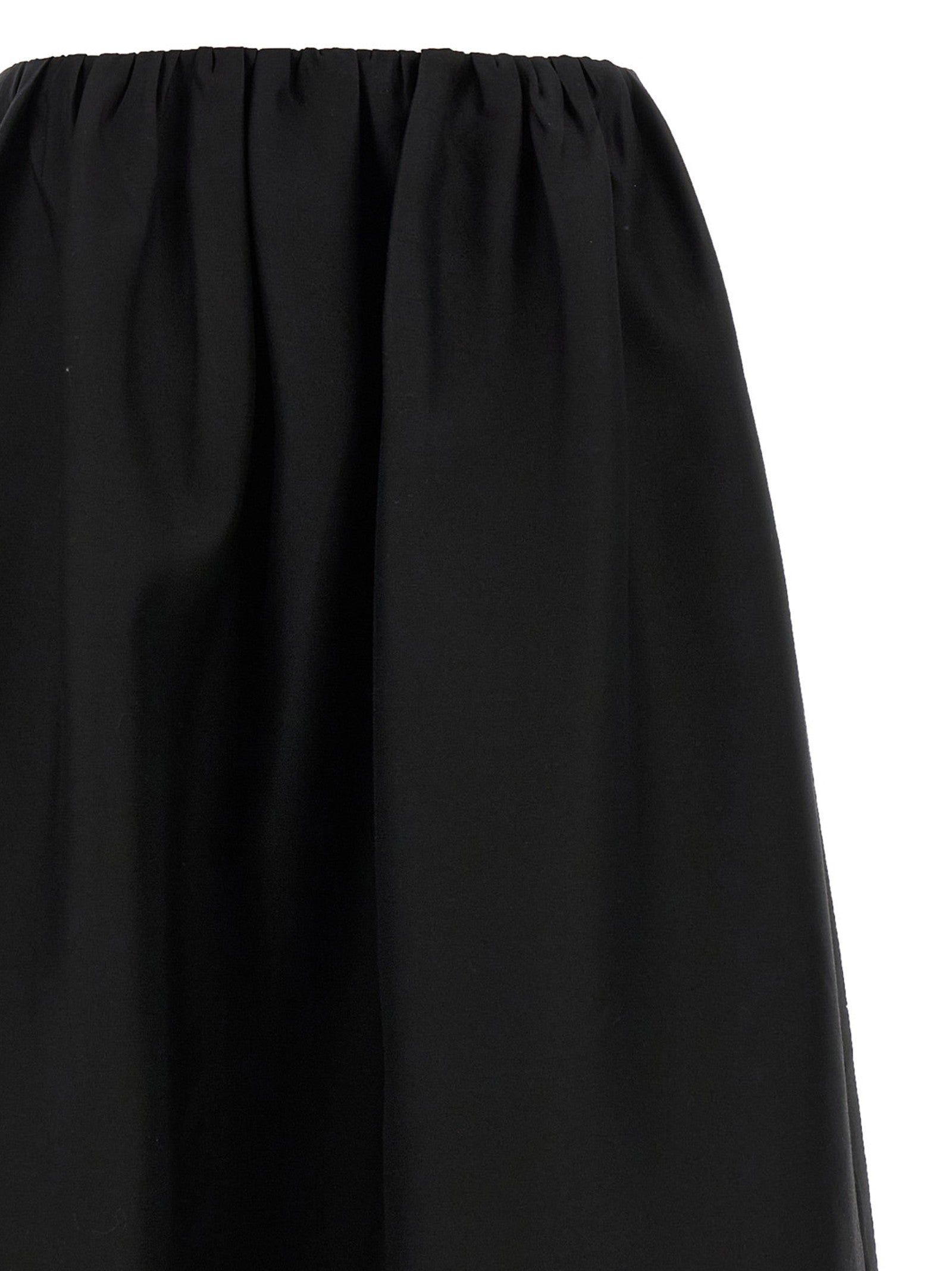 Toteme Gathered Evening Skirt Black