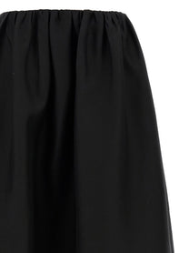 Toteme Gathered Evening Skirt Black
