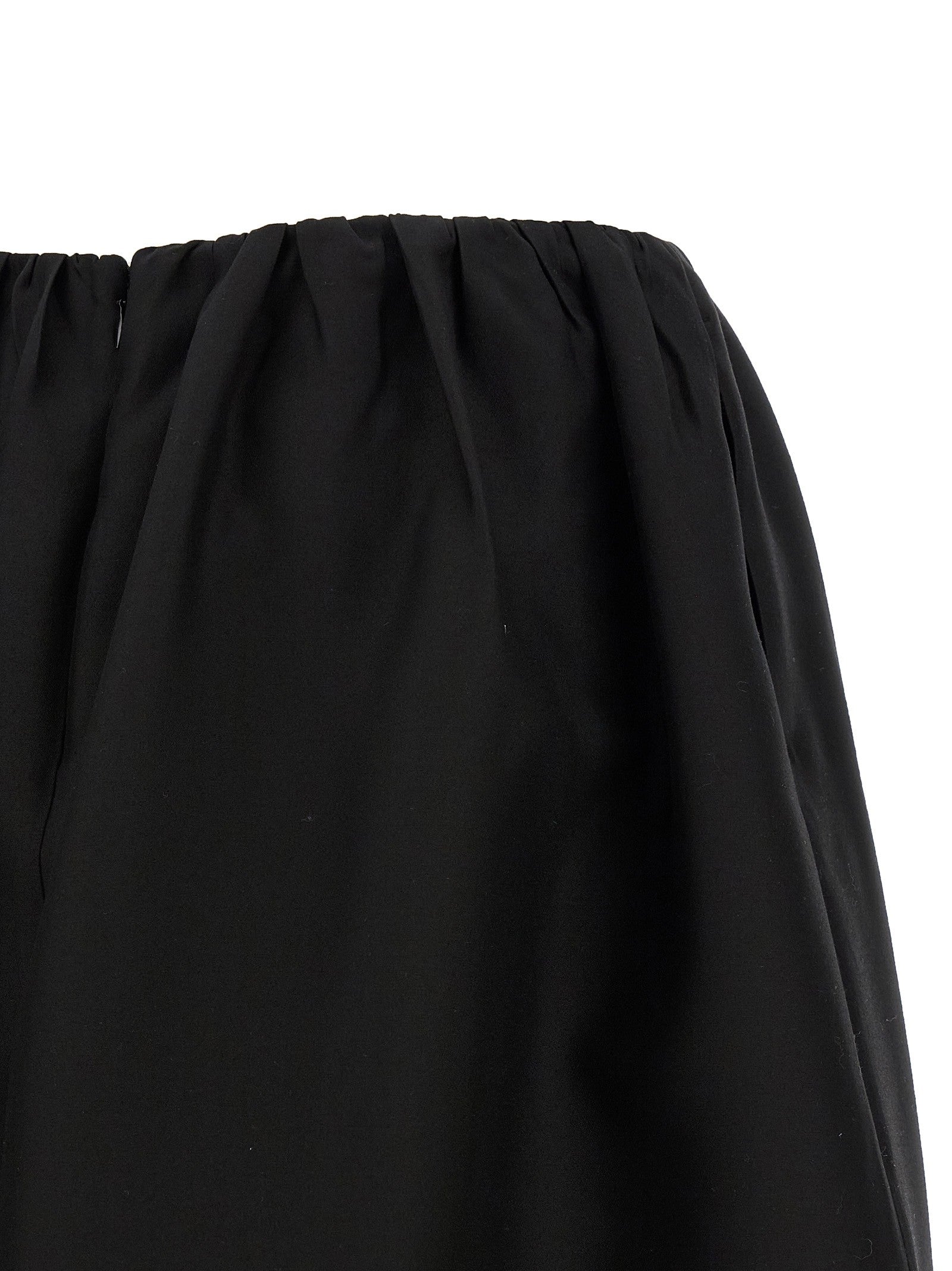 Toteme Gathered Evening Skirt Black