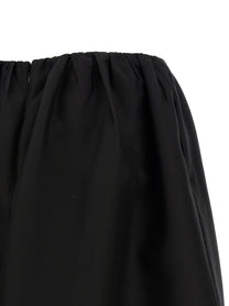 Toteme Gathered Evening Skirt Black