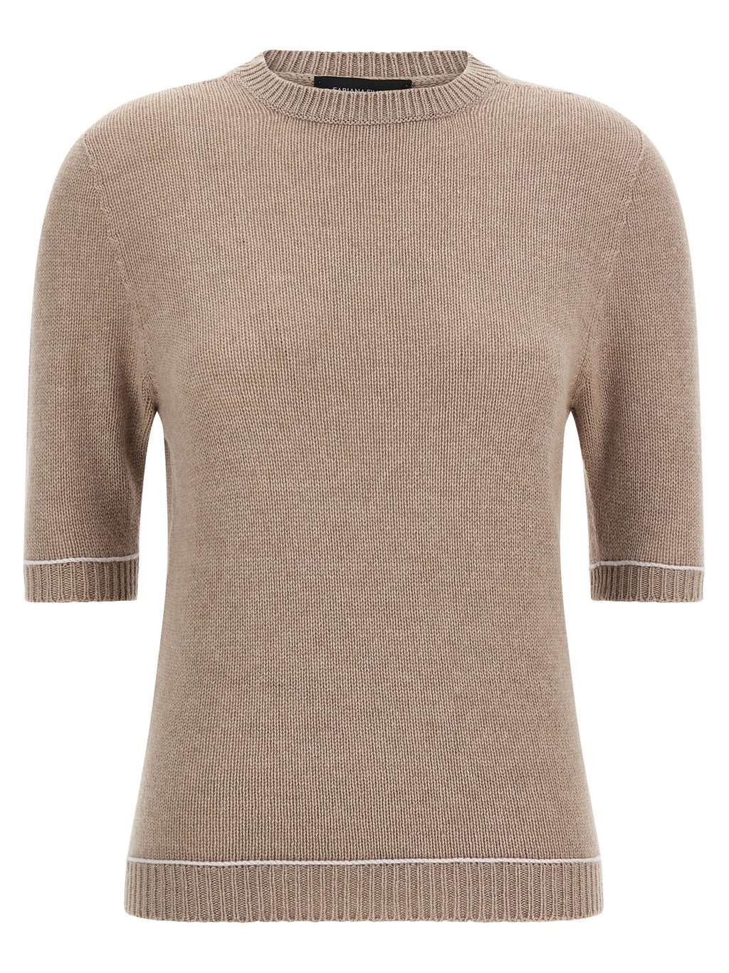 Fabiana Filippi Gauze Platinum Sweater Beige