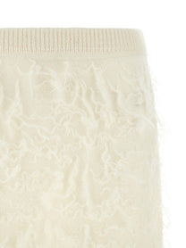 Fabiana Filippi Gauze Skirt White