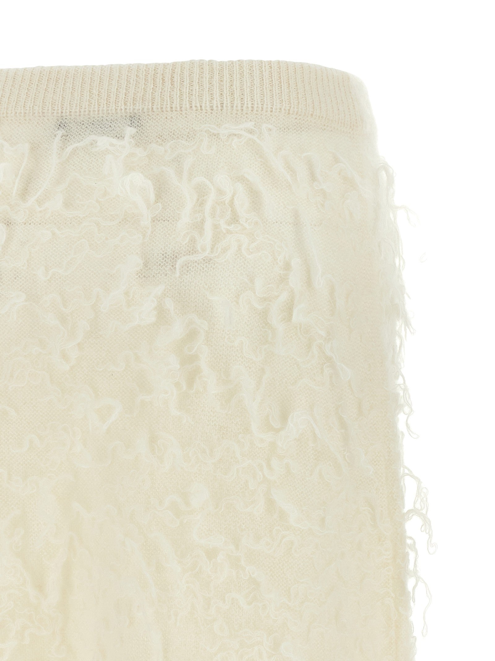Fabiana Filippi Gauze Skirt White