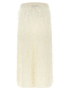 Fabiana Filippi Gauze Skirt White, view 2