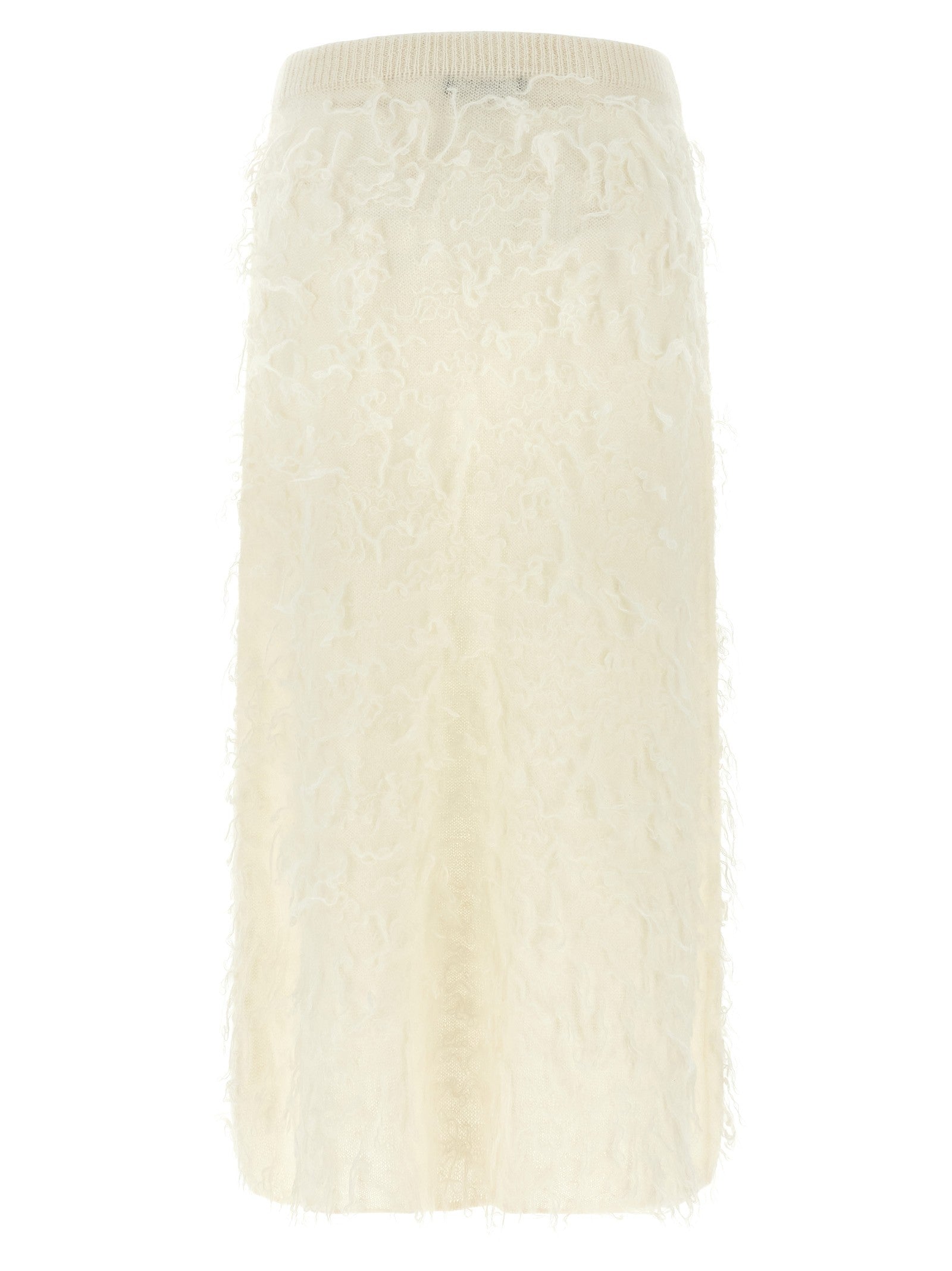 Fabiana Filippi Gauze Skirt White