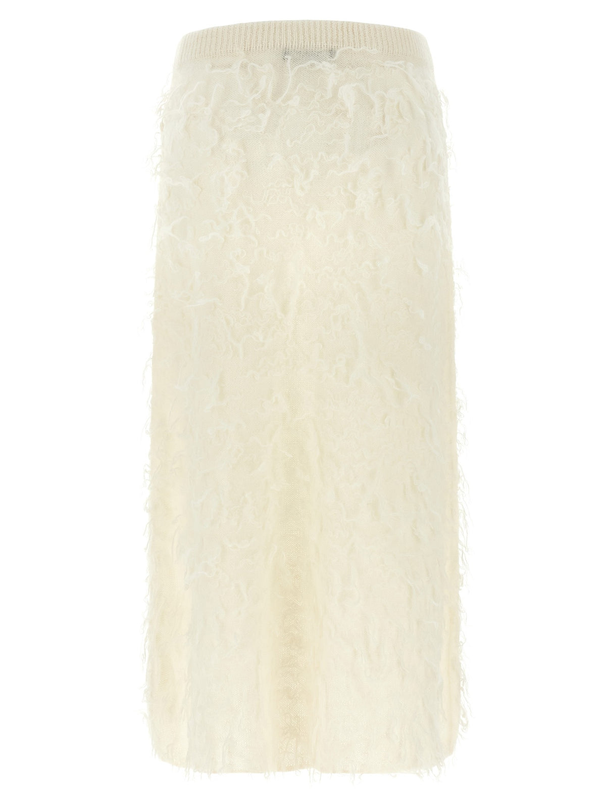 Fabiana Filippi Gauze Skirt White, view 2