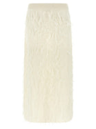 Fabiana Filippi Gauze Skirt White