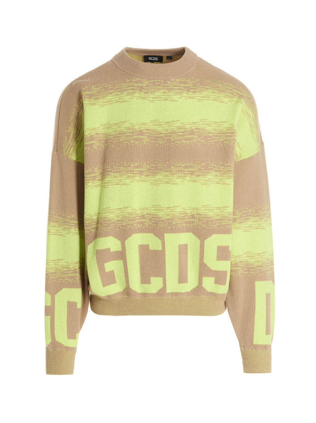 GCDS Gcds Low Band Degradè Sweater Gold