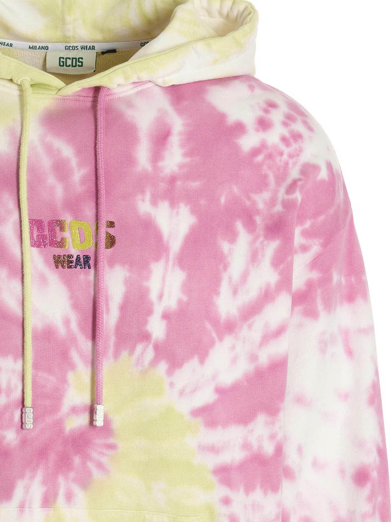 gcds Gcds Tie Dye Hoodie Gold