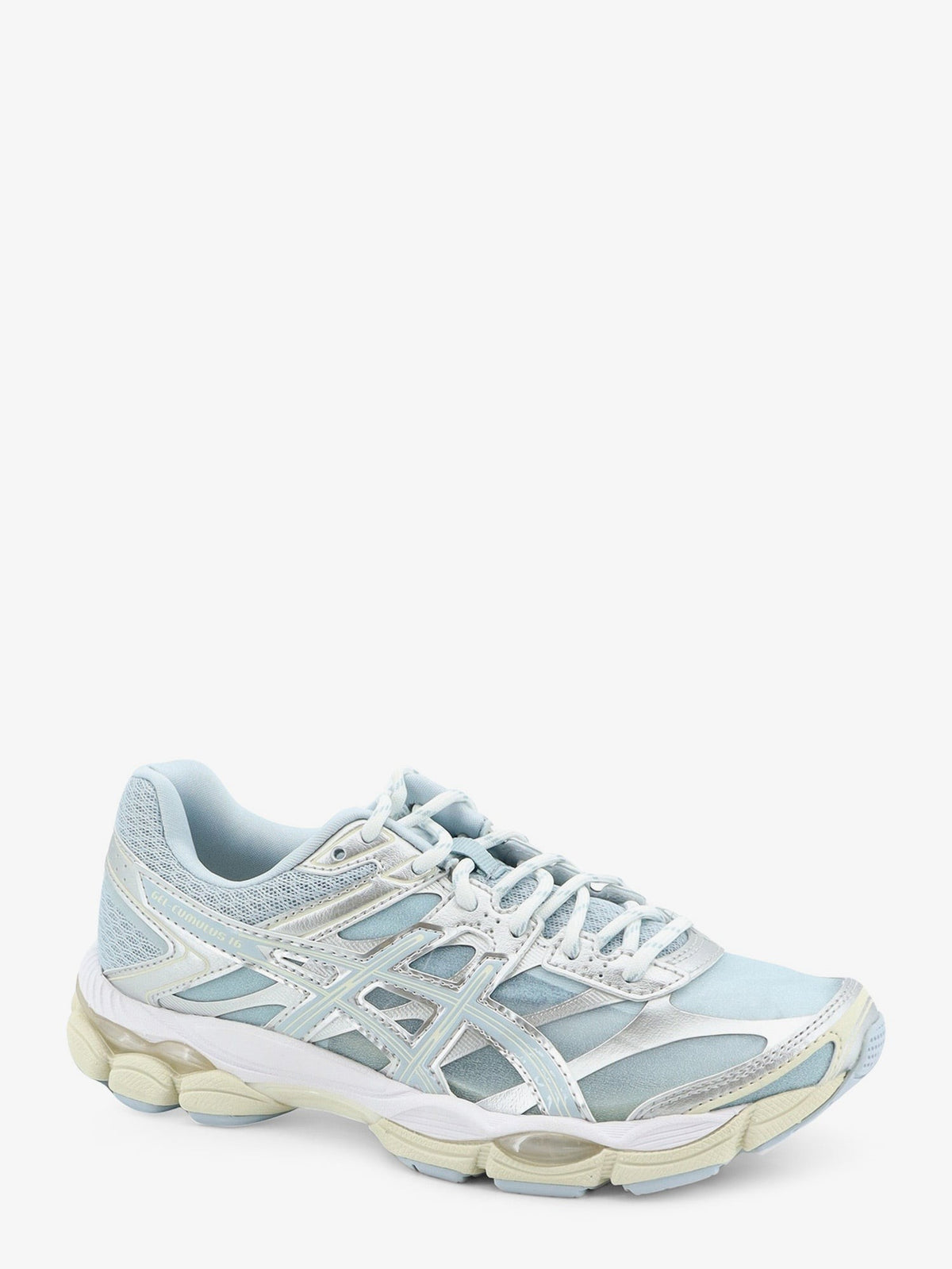 ASICS Men's Gel Cumulus Mesh Sneakers Silver, view 2