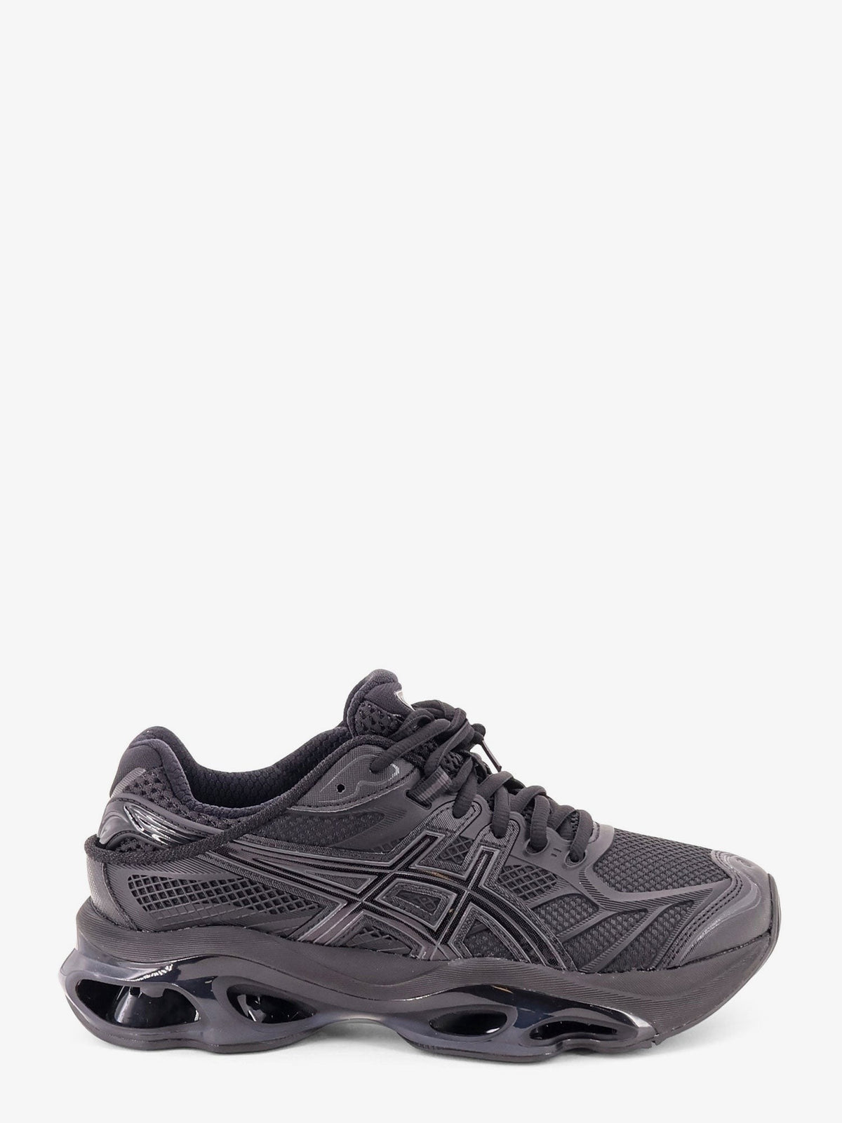 ASICS Men's Gel Kinetic Mesh and Rubber Sneakers Black