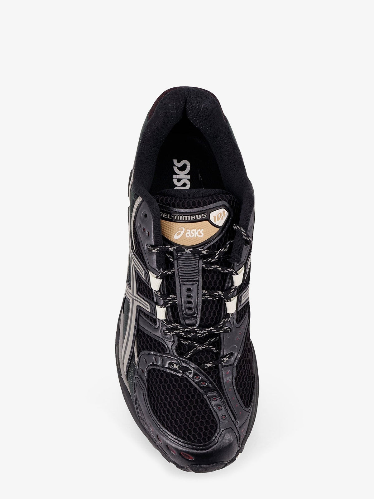 ASICS Men's Gel Nimbus Mesh Sneakers Black, view 5