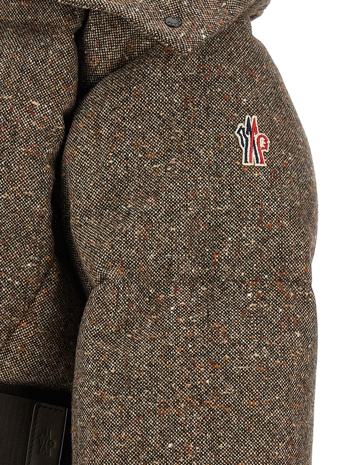 Moncler Grenoble Gelise Brown Down Jacket Brown, view 5
