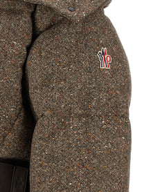 Moncler Grenoble Gelise Brown Down Jacket Brown, view 5