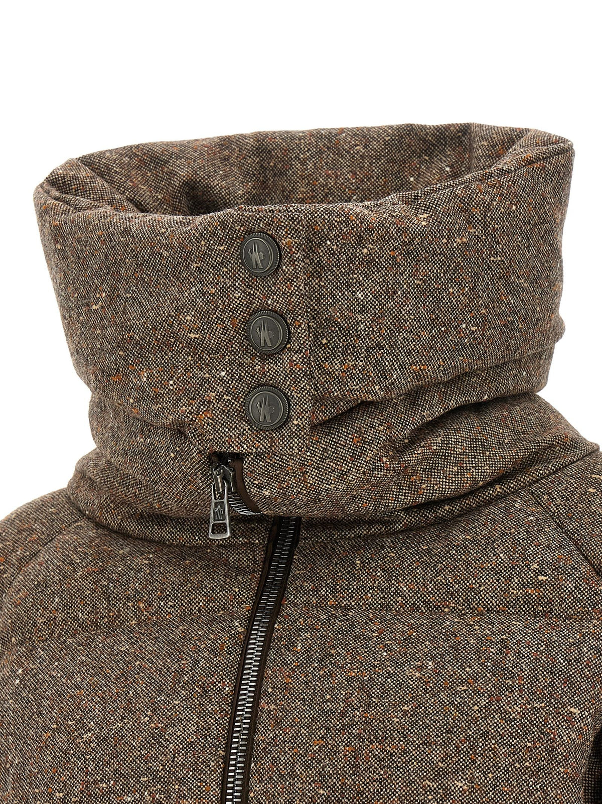 Moncler Grenoble Gelise Brown Down Jacket Brown, view 6